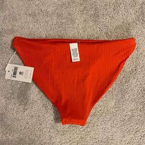 NEW Vitamin A Midori Red Swim Bottoms  Size Large  Color Red  MSRP $98 NWT